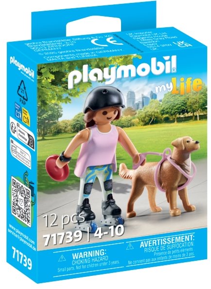 Playmobil 71739 Inlinerka s retrieverom