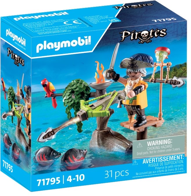 Playmobil 71795 Pirát s balistou