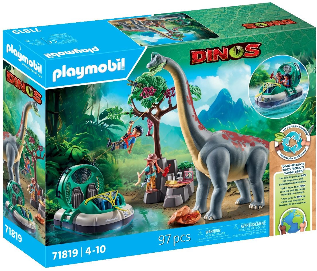 Playmobil 71819 Brachiosaurus a vznášadlo
