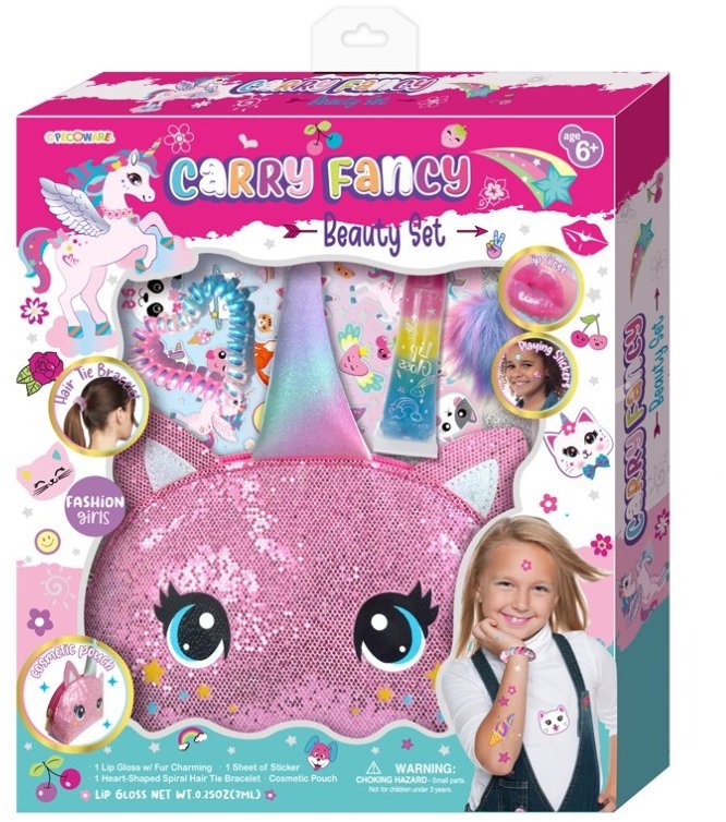 Alltoys Súprava make up a nálepky s kozmetickou taškou