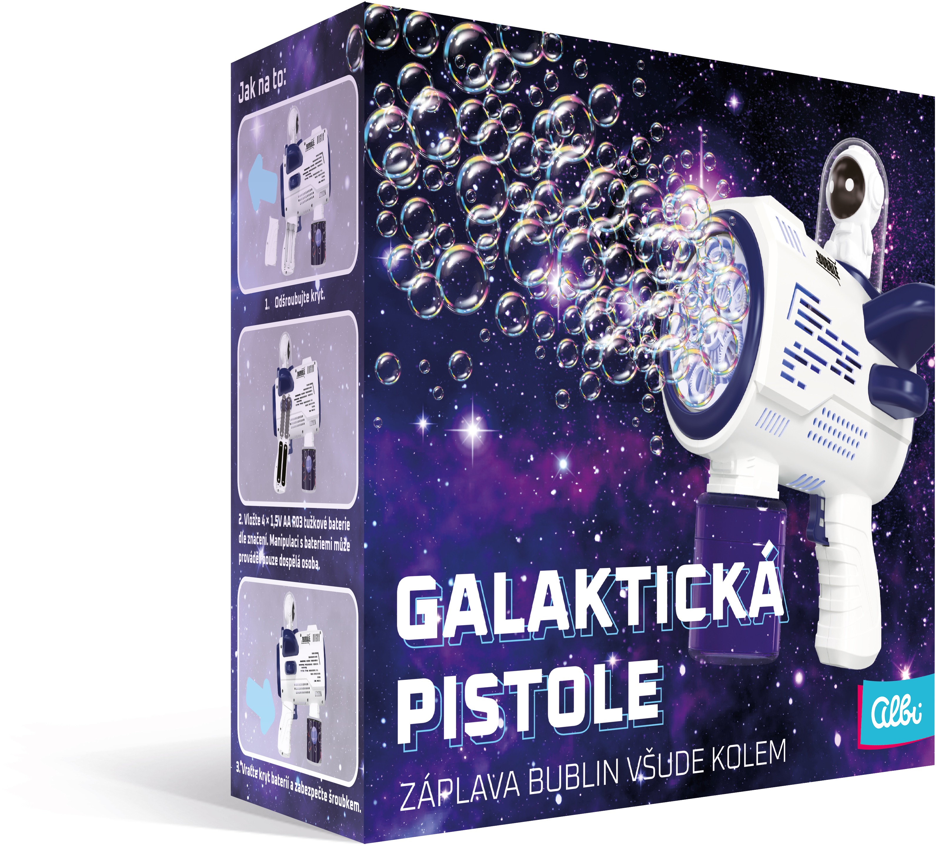 Kozmická bublinová pištoľ