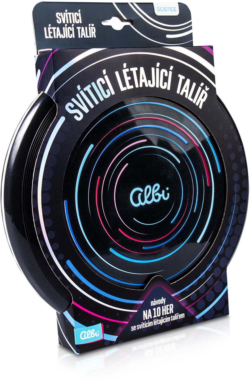 Svietiaci lietajúci tanier