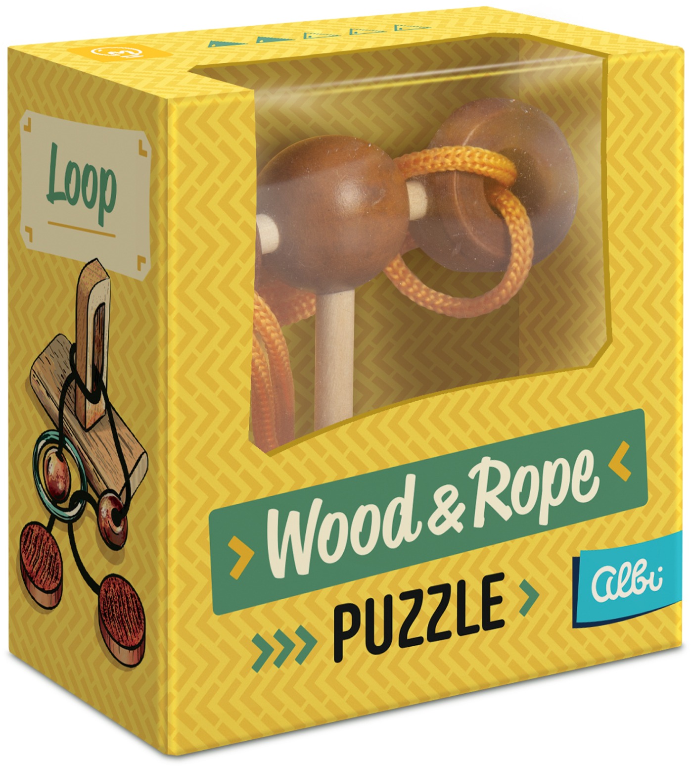 Wood & Rope puzzle - Loop