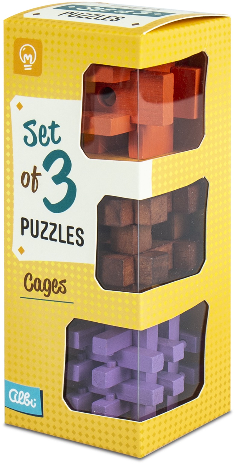 Set of 3 Puzzles - Cages