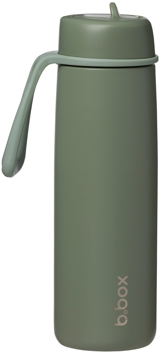 b.box Termofľaša so slamkou 690 ml olive