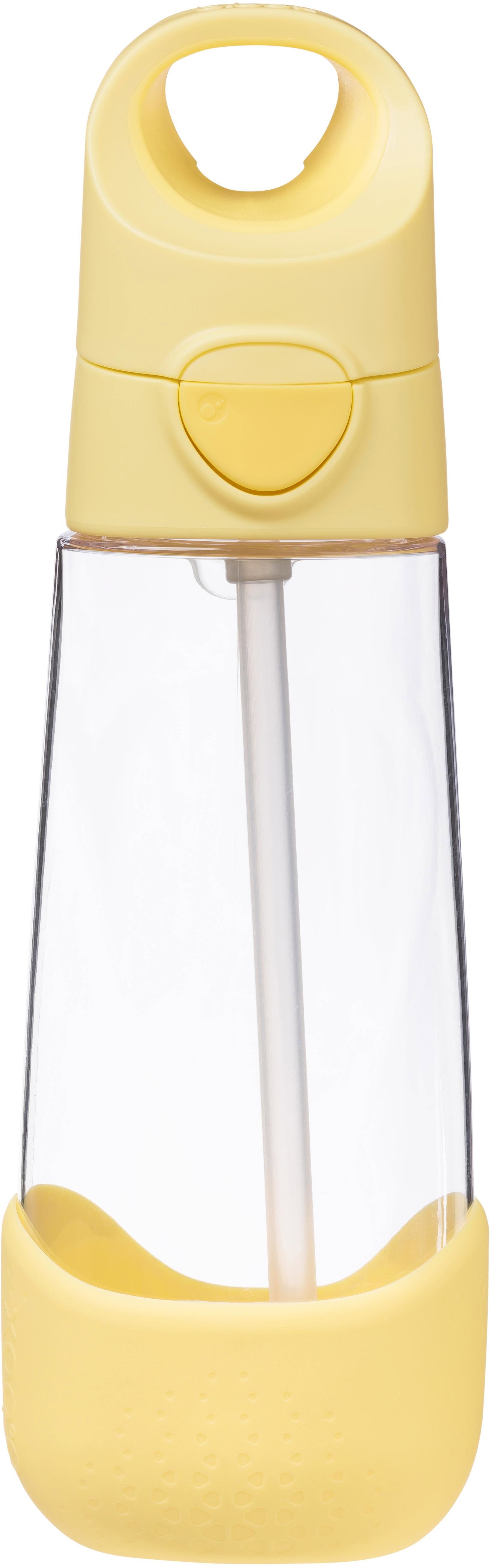 b.box Fľaša na pitie so slamkou 600 ml lemon twist