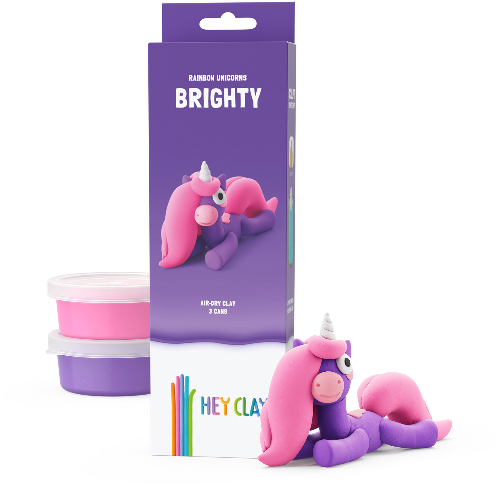 Hey Clay Jednorožec Brighty