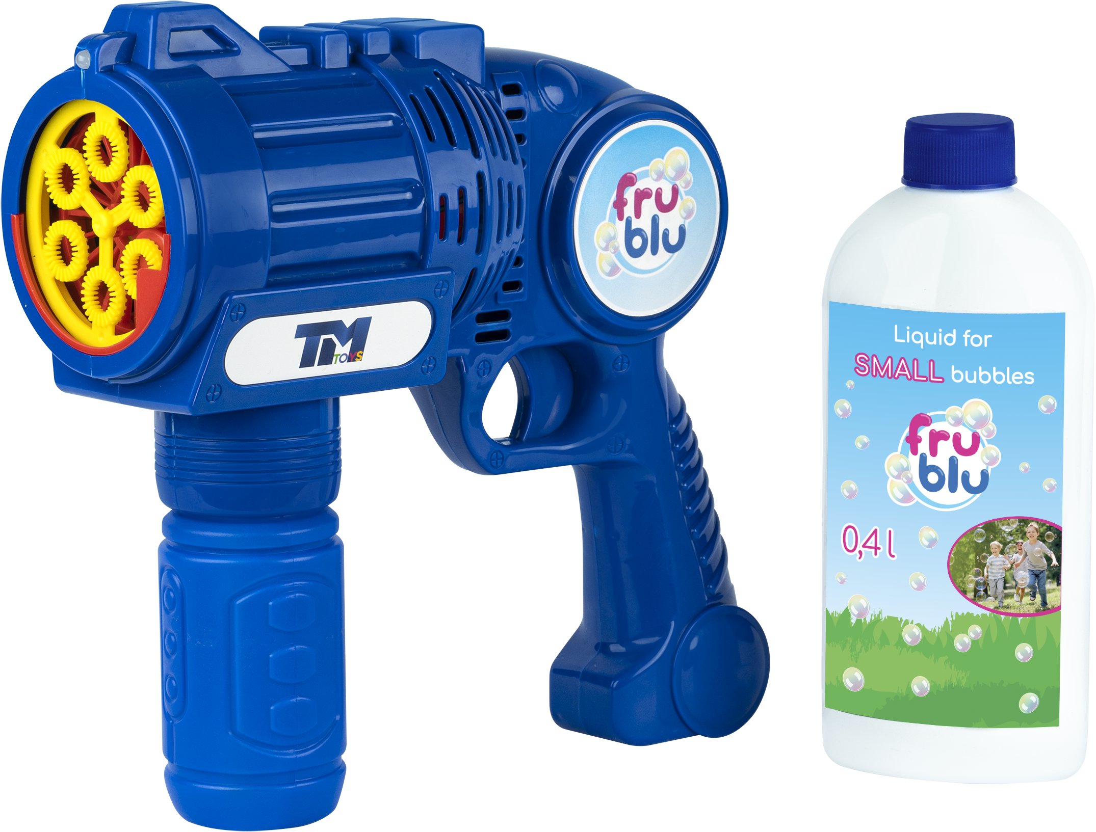 Fru Blu Bublinová strieľačka + náplň 0,4 l