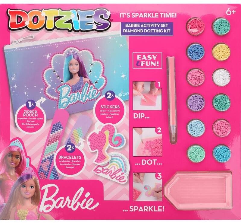 Dotzies Diamantové maľovanie – veľká súprava Barbie
