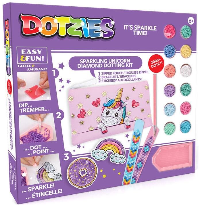 Dotzies Diamantové maľovanie – veľká sada Jednorožec