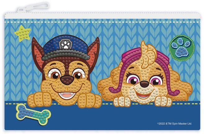 Dotzies Diamantové maľovanie – puzdro so zipsom Skye & Chase
