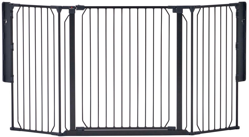 BabyDan Univerzálna priestorová zábrana Carl Wide čierna