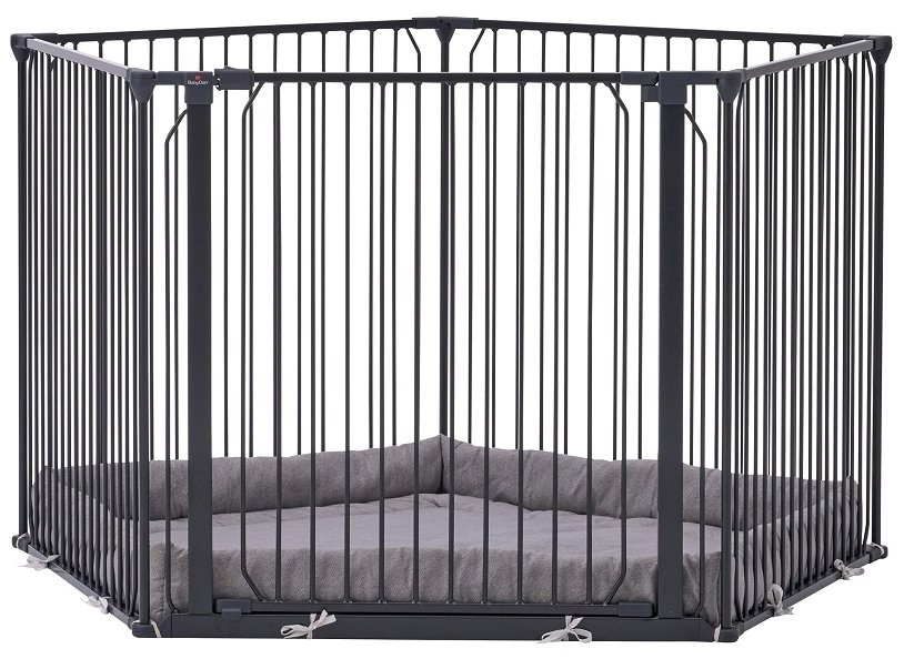 BabyDan Carl Pentagon Playpen čierna