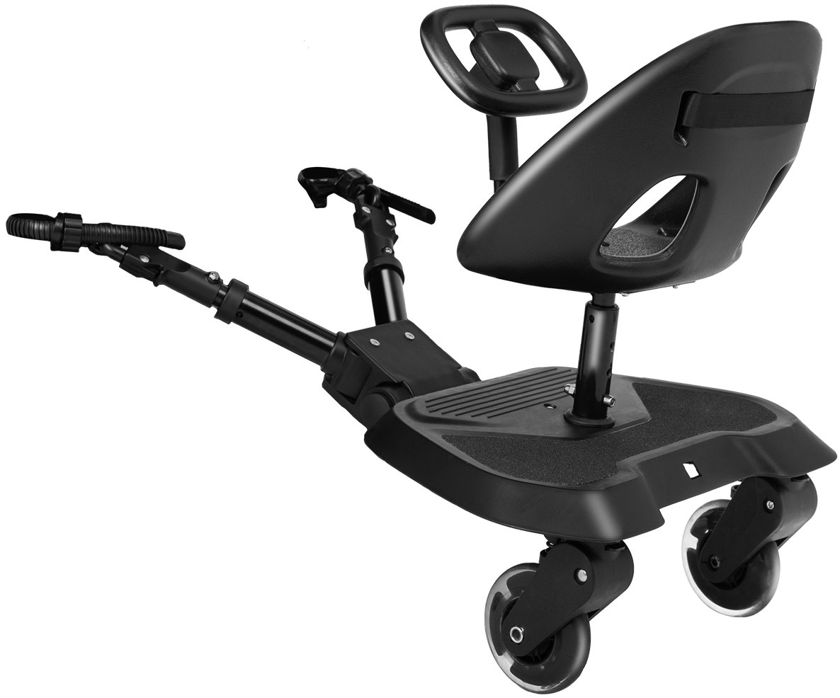 KikkaBoo Ally XL Black so sedadlom