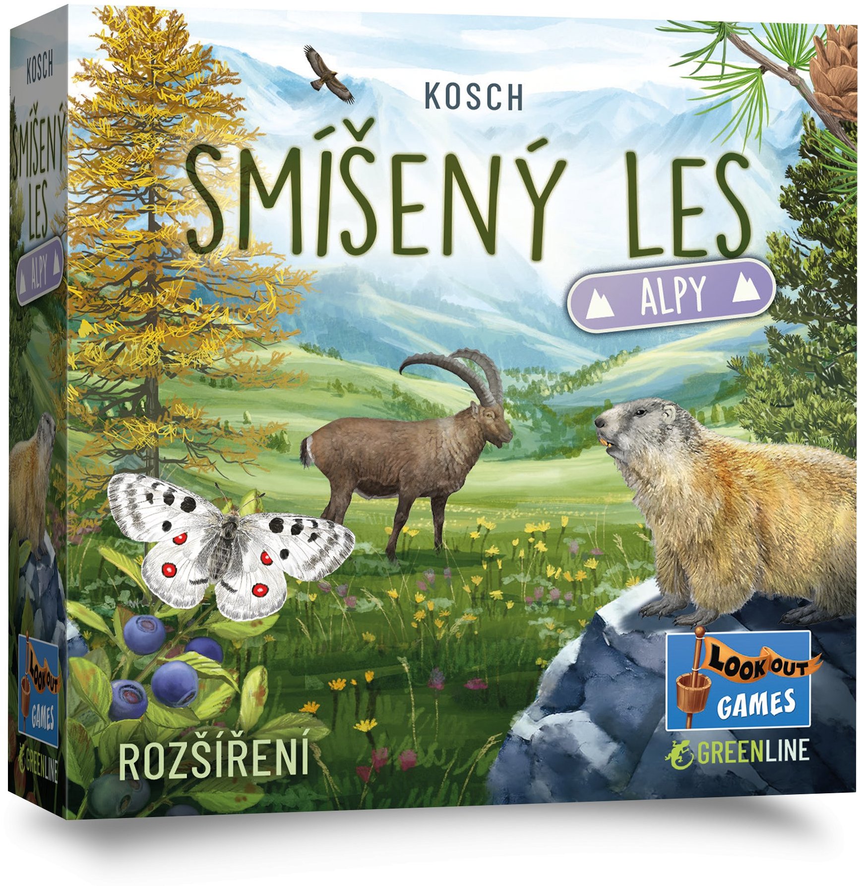 Zmiešaný les: Alpy