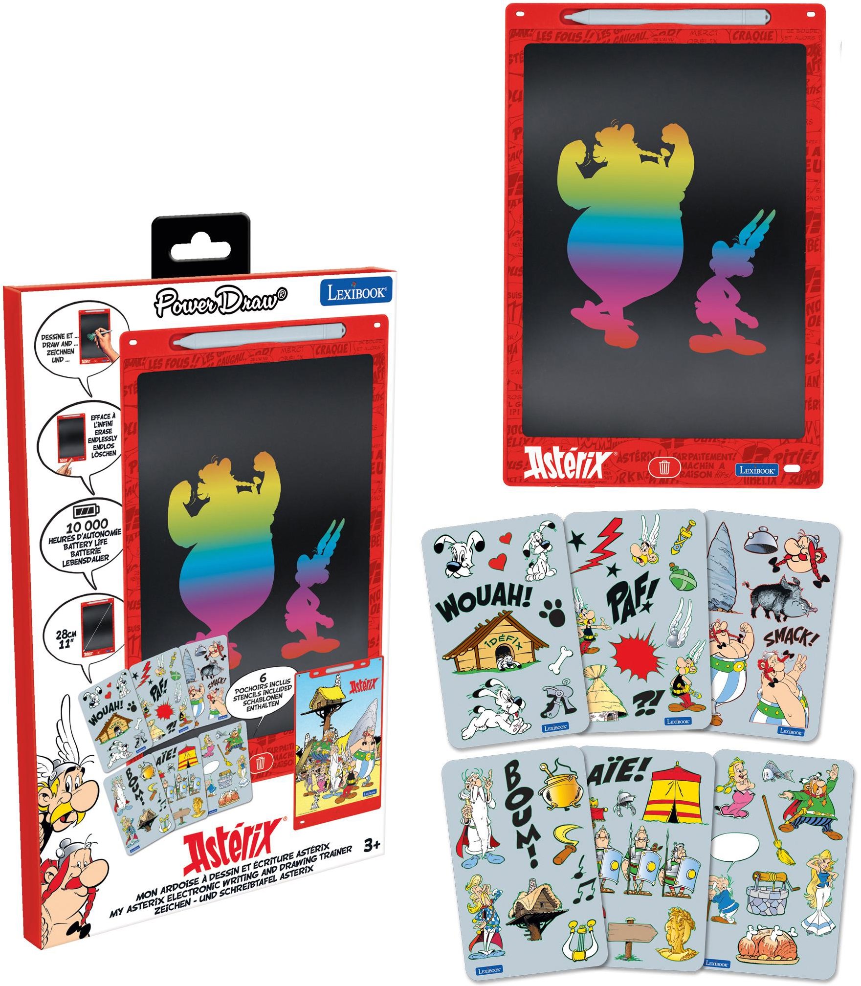 Lexibook Asterix a Obelix 11" so šablónami