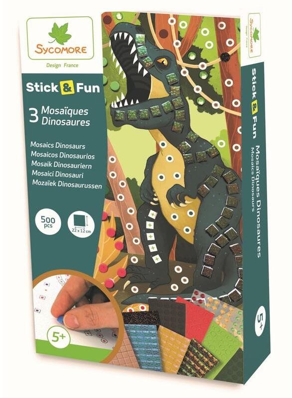 Sycomore Mozaika – Dinosaury 3 ks