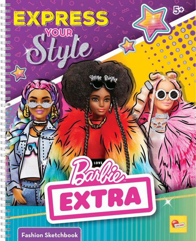Lisciani Barbie Sketch Book Vyjadri svoj štýl