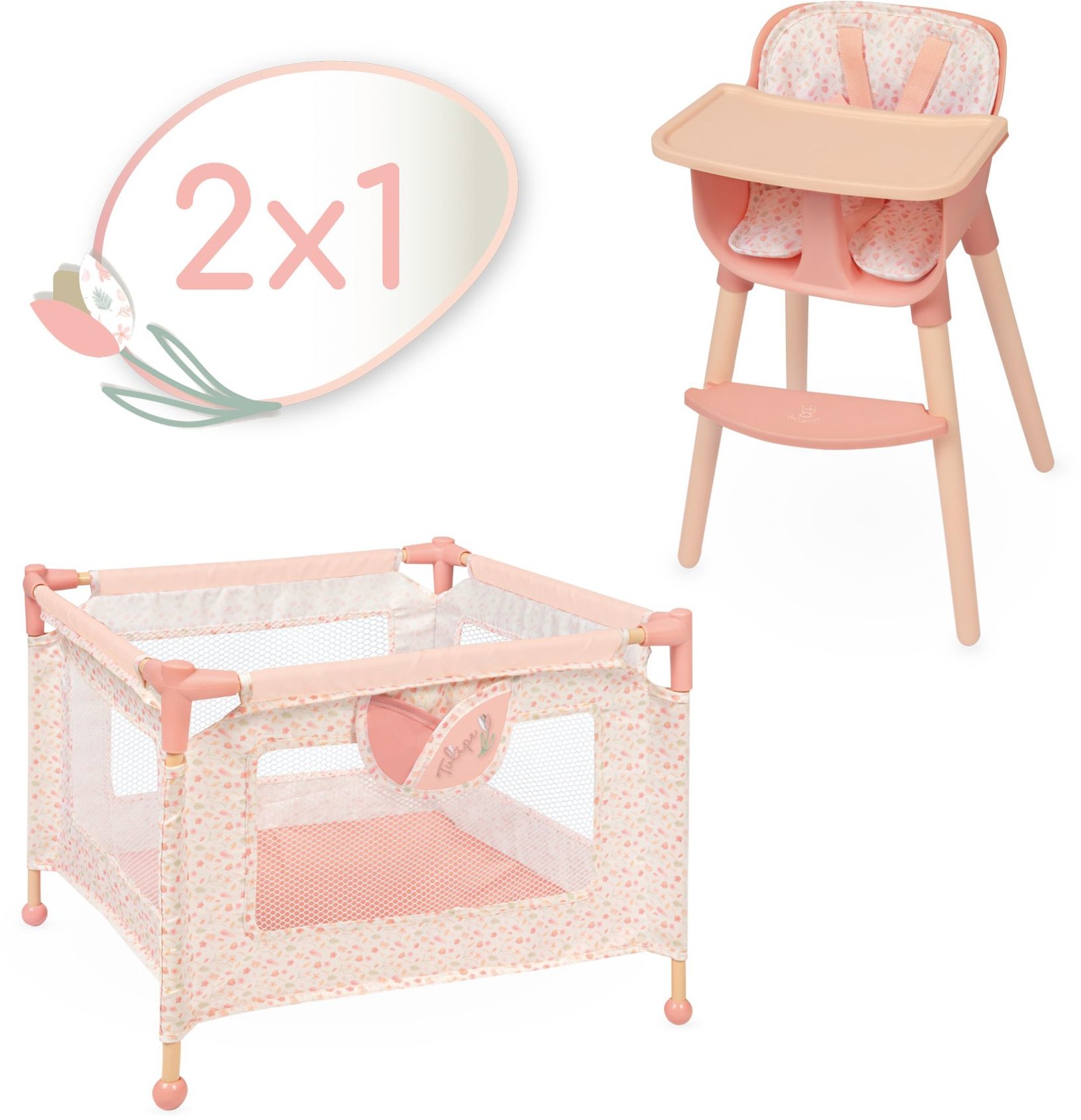 DeCuevas 40074 Nábytková súprava 2 v 1 Tulipe 2025