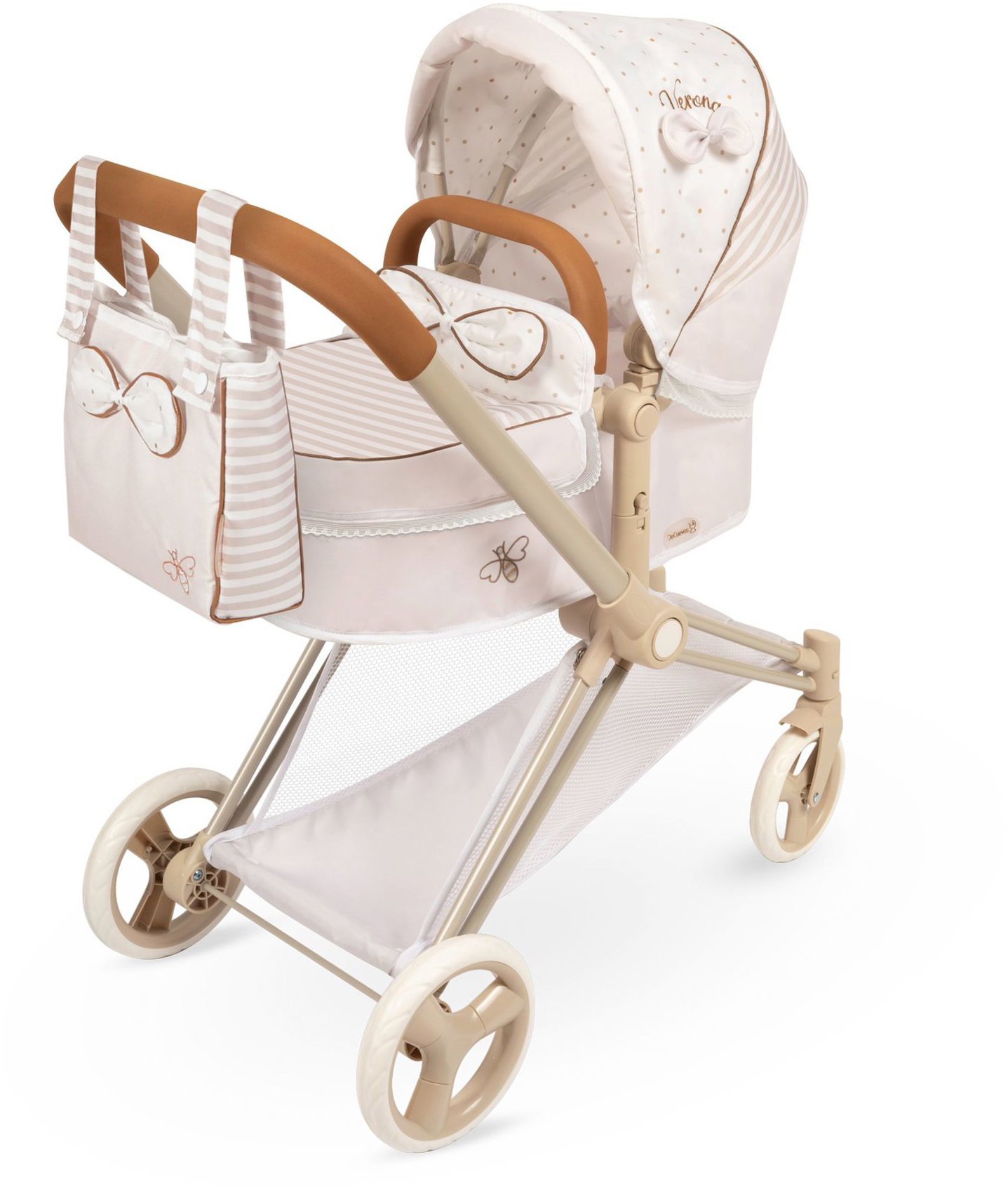 DeCuevas 81778 Skladací kočík 3 v 1 s taškou Verona 2025 – 73 cm