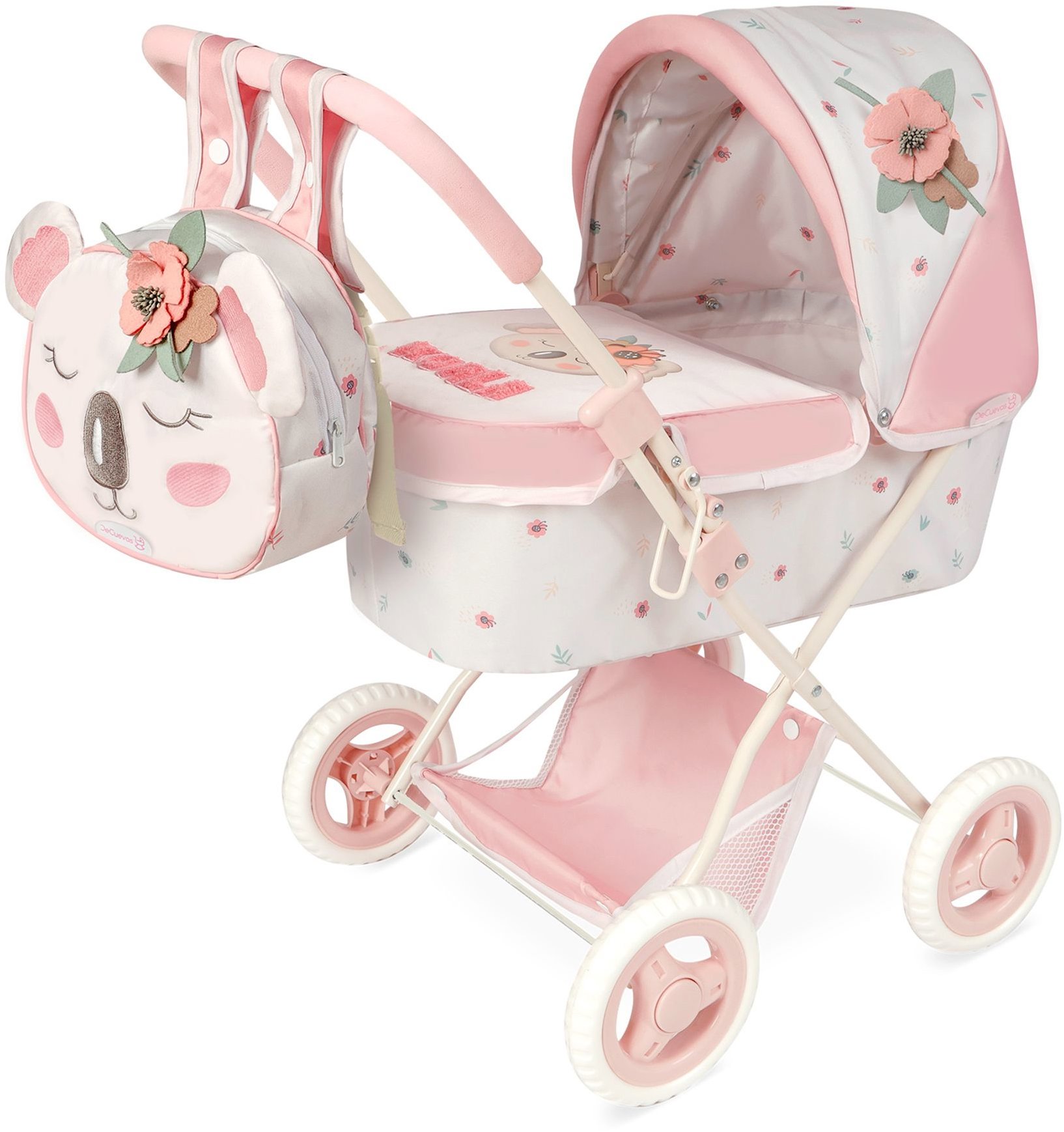 DeCuevas 85079 Skladací kočík s batôžkom Koala 2024 – 60 cm