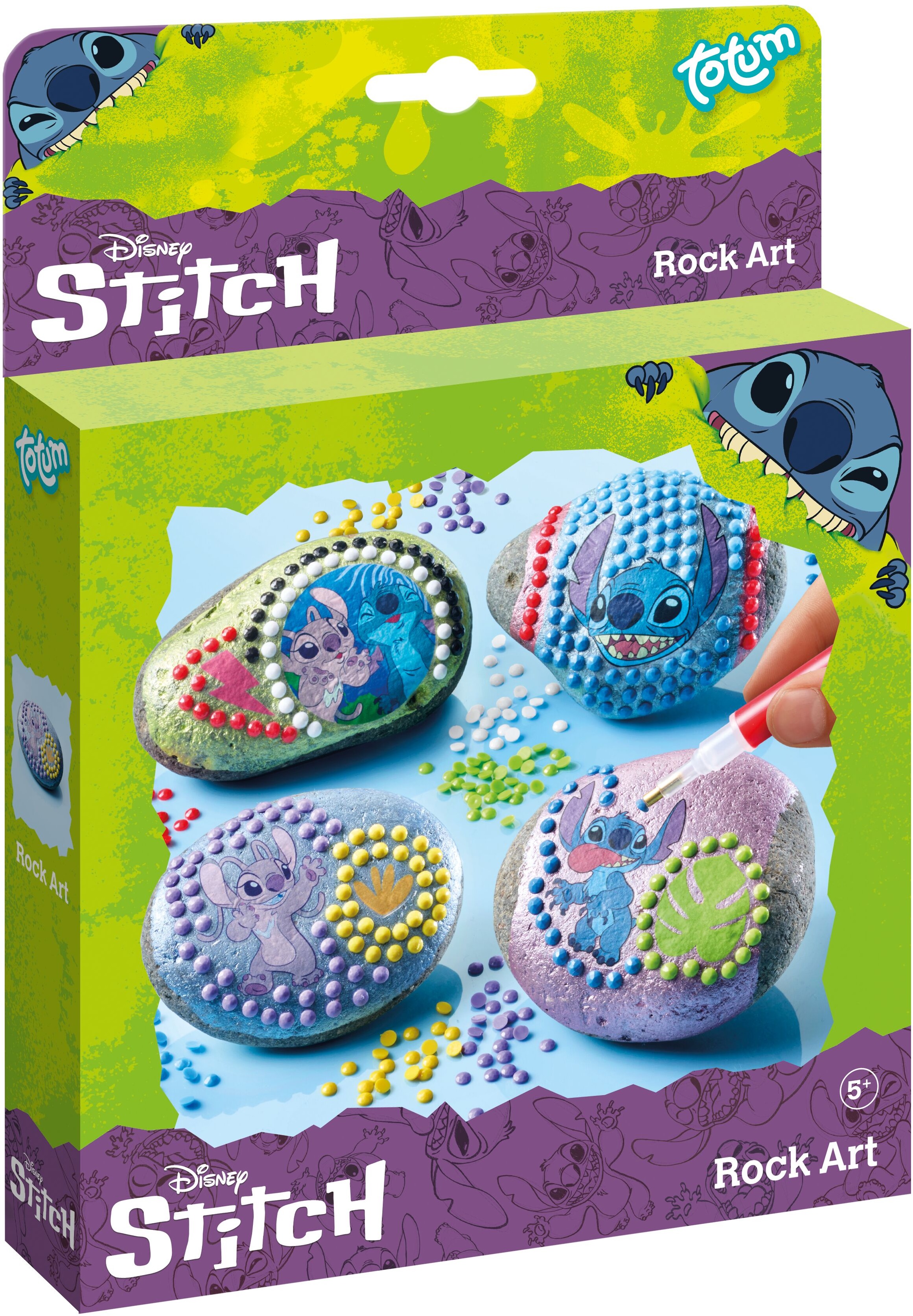 Totum Stitch zdobenie kameňov