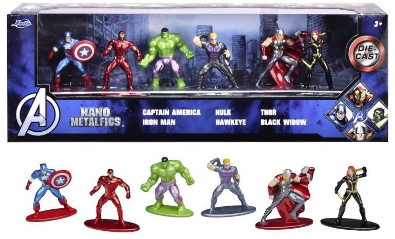 Jada Marvel Avengers nanofigúrky 1,65"