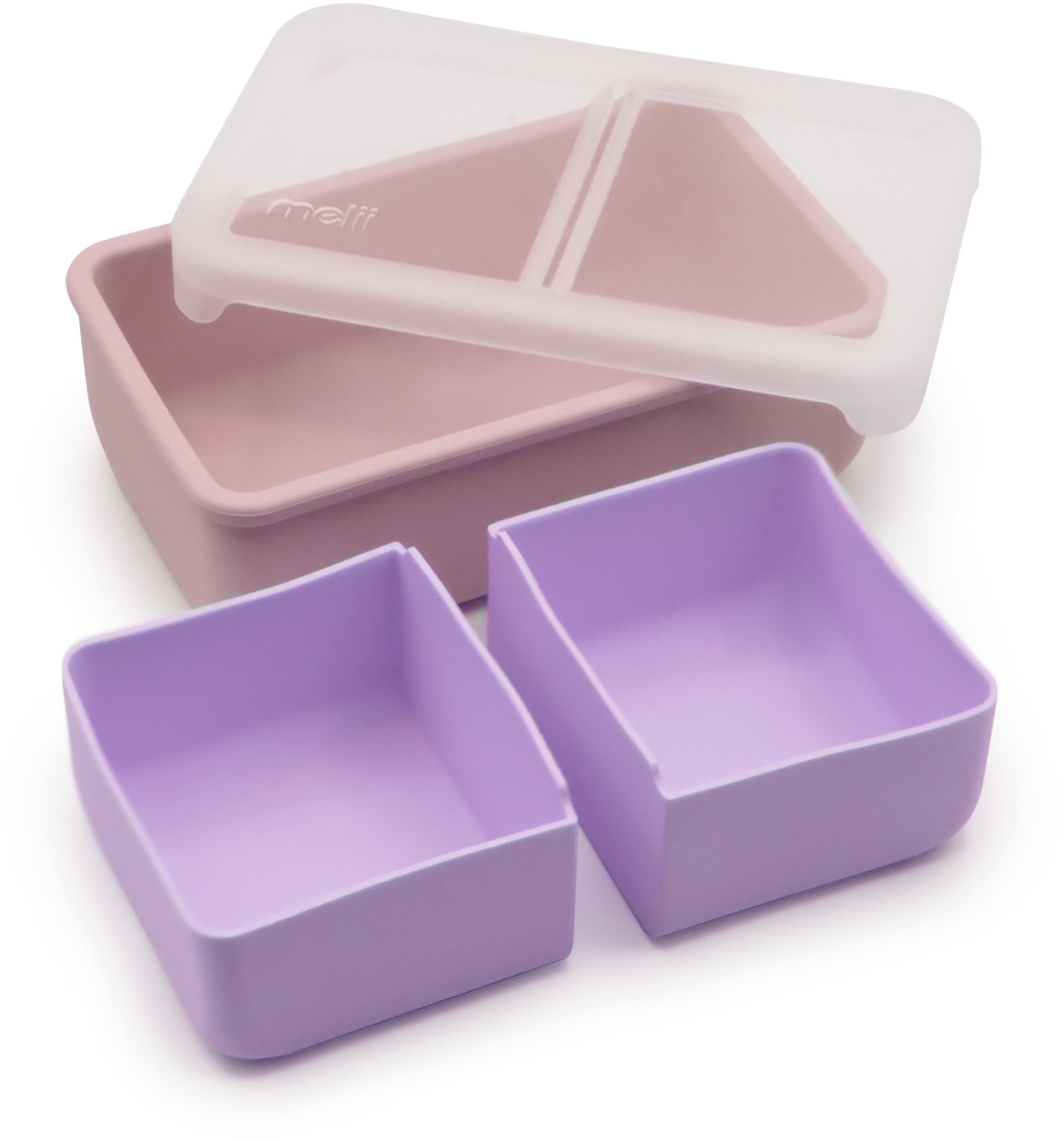 Melii Bento box na desiatu ružový/fialový