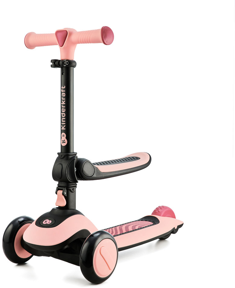 Kinderkraft Odrážadlo a kolobežka 2 v 1 Halley Rose pink