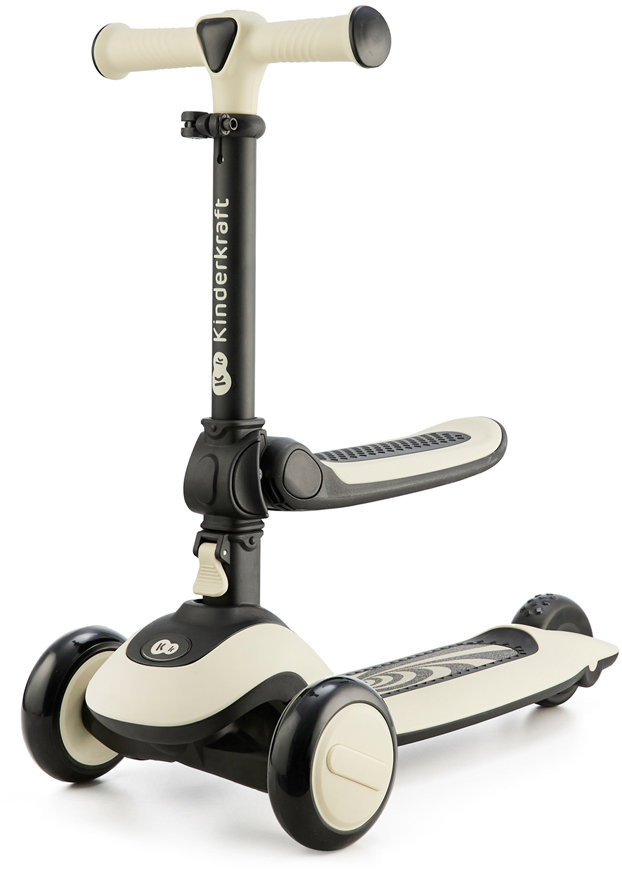 Kinderkraft Odrážadlo a kolobežka 2 v 1 Halley Stone white