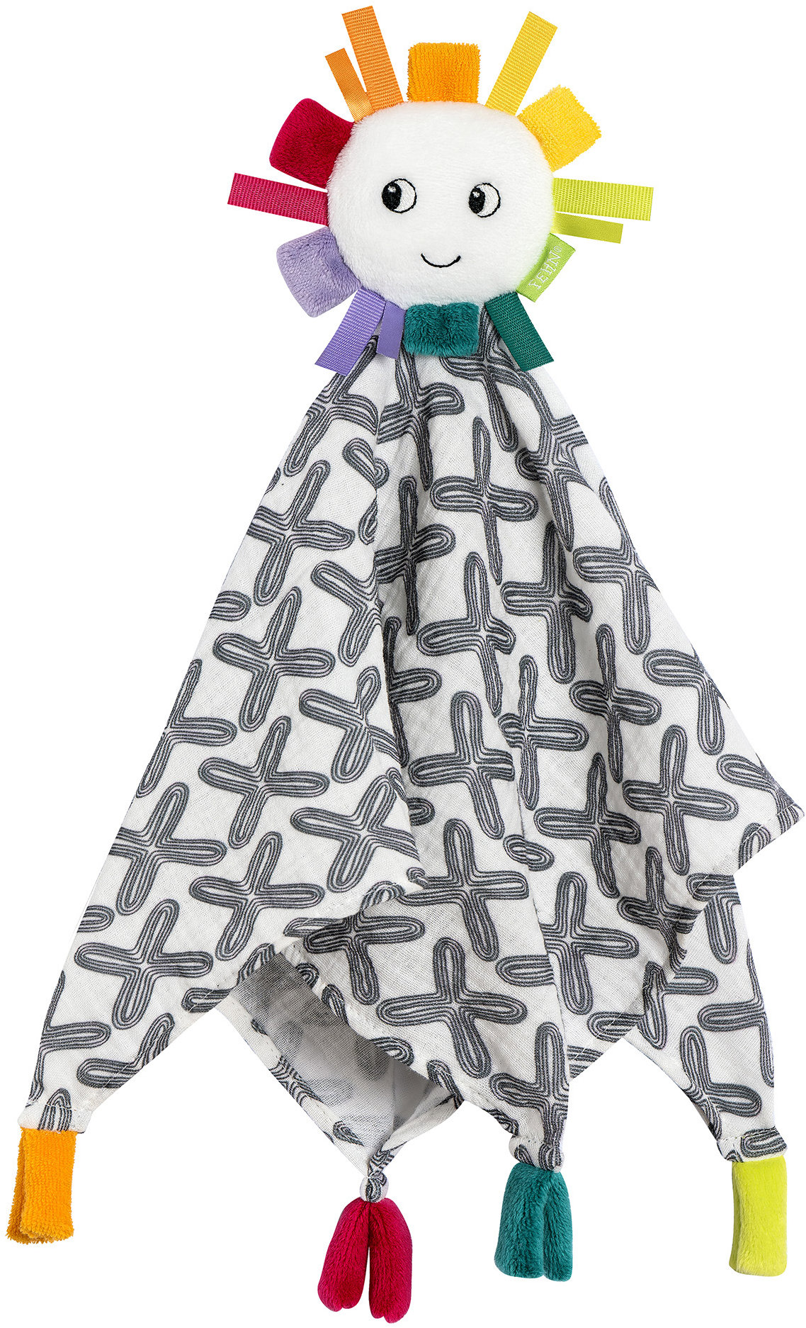 Baby Fehn DoBabyDoo B&W Mušelínový maznáčik so slnkom