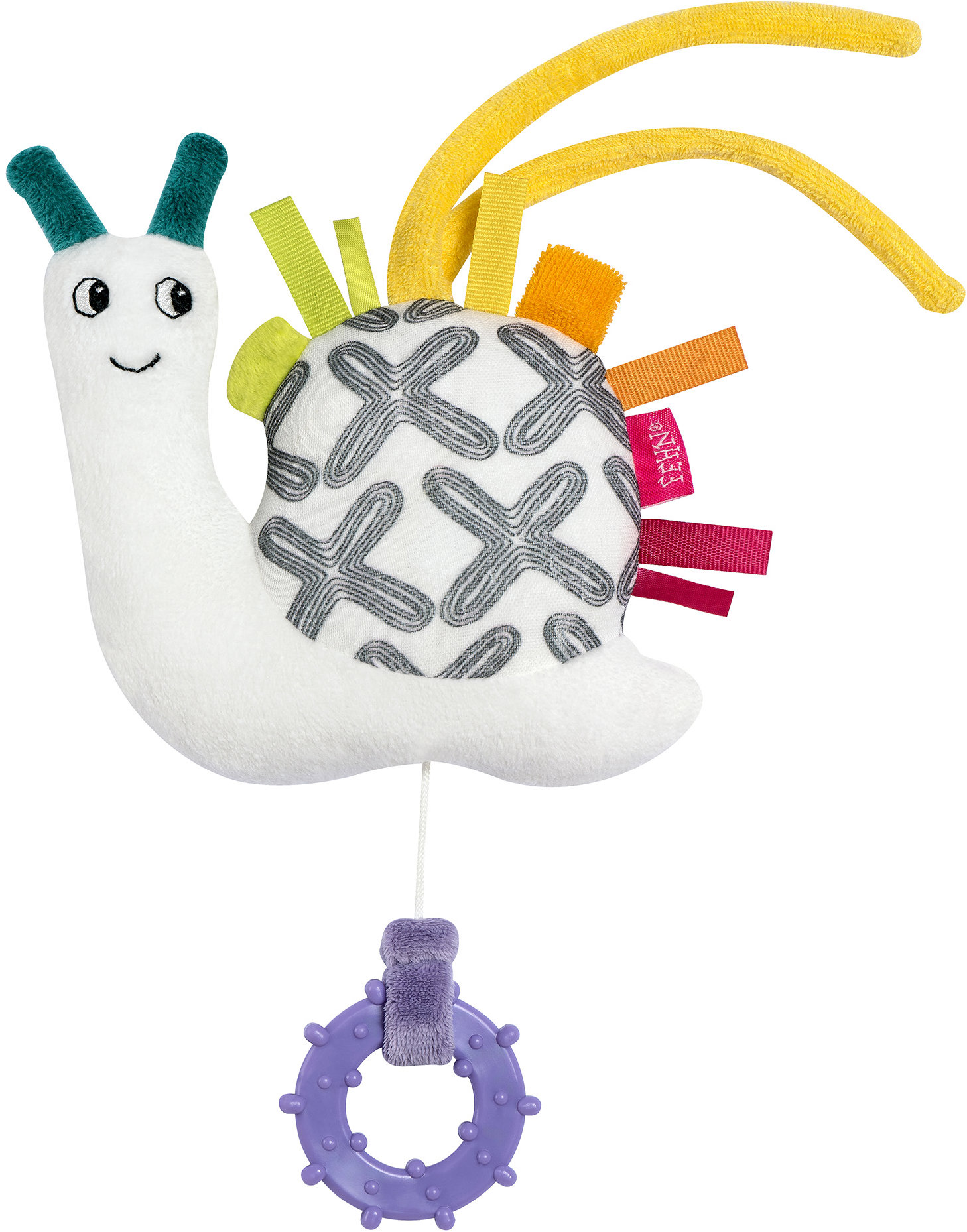 Baby Fehn DoBabyDoo B&W Mini hrací slimáčik