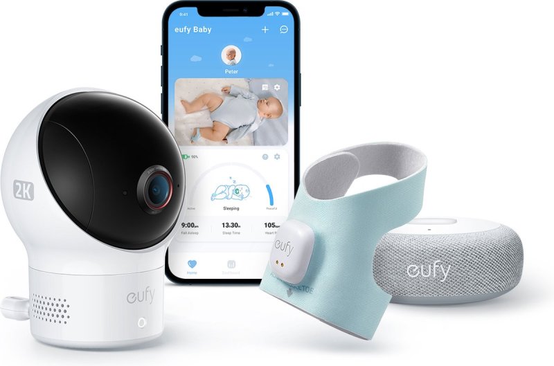 Anker Eufy S340 so smart ponožkou 2K modrá