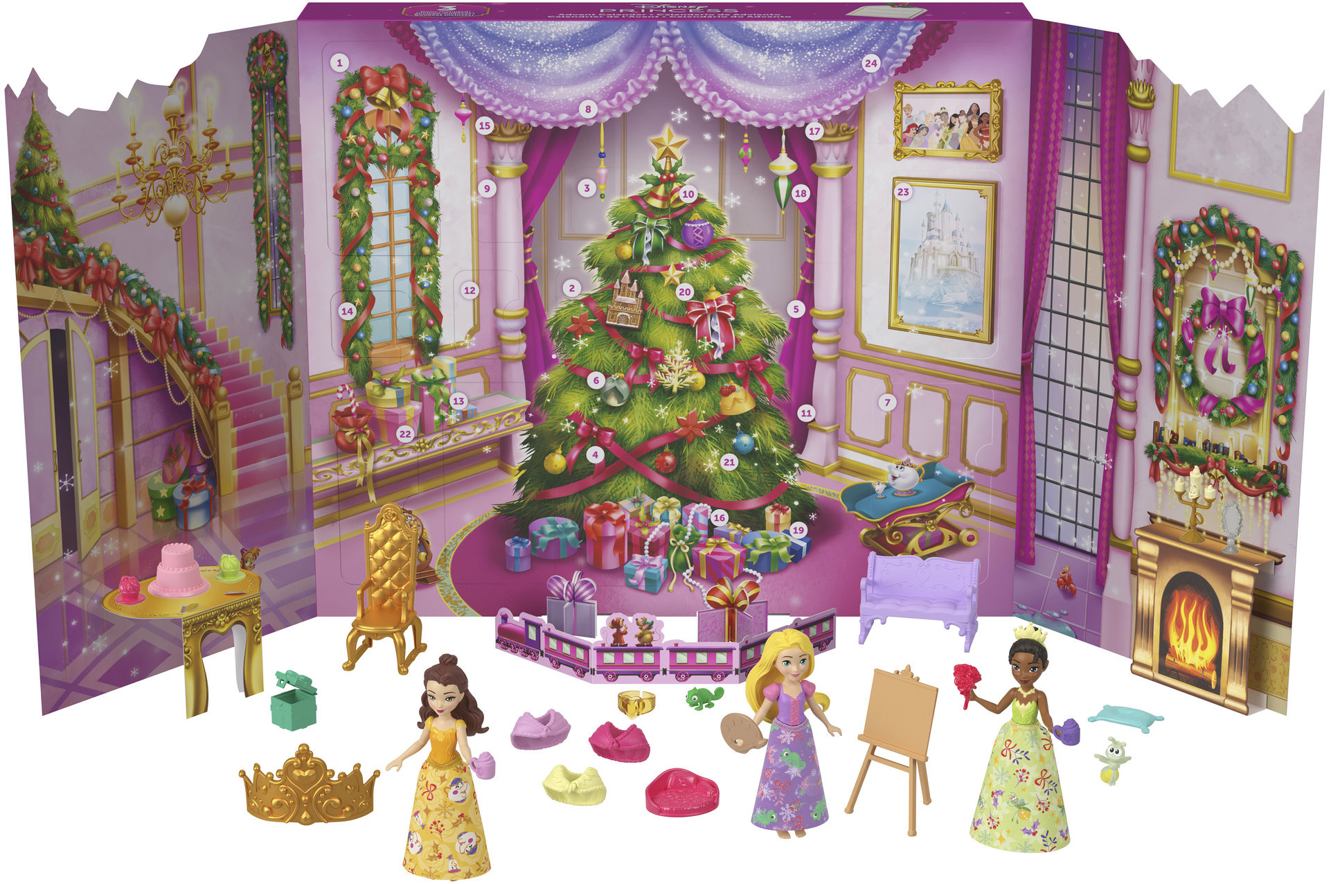 Disney Princess Malá bábika adventný kalendár 2025