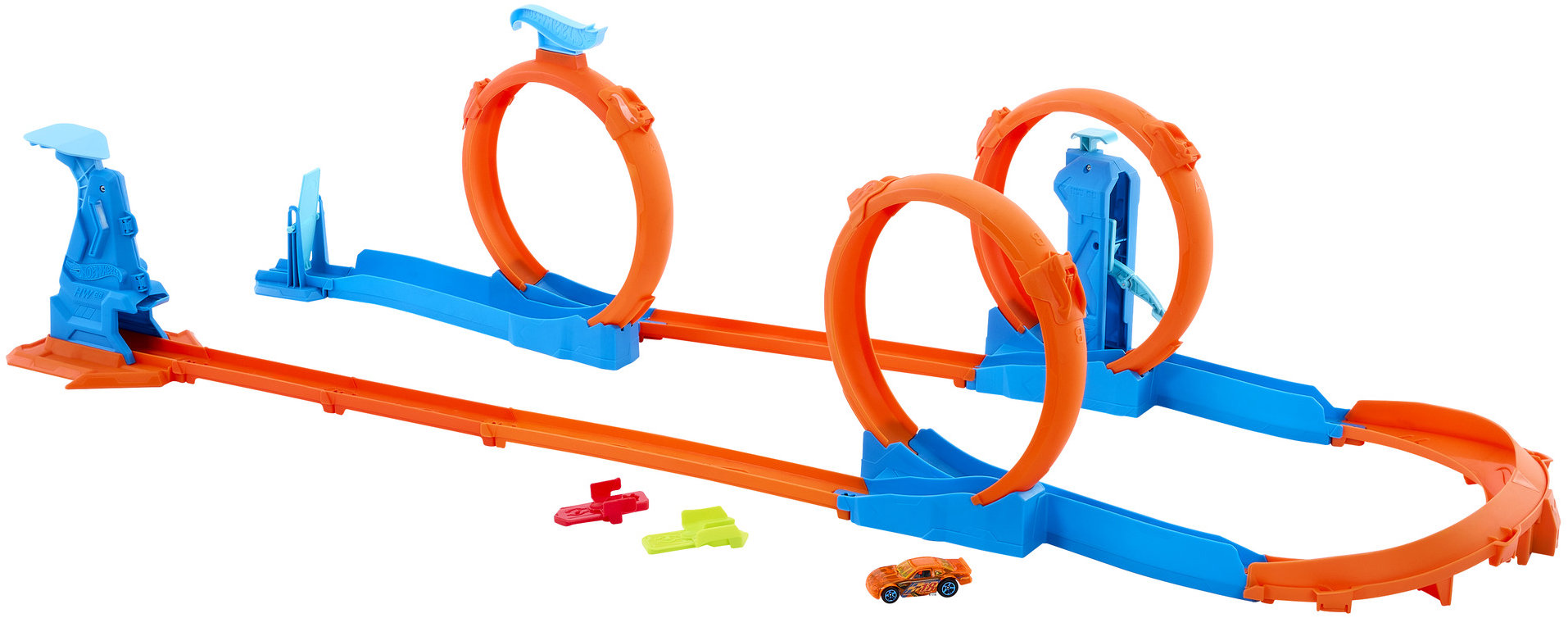 Hot Wheels Track Creator Dráha trojitá slučka a angličák