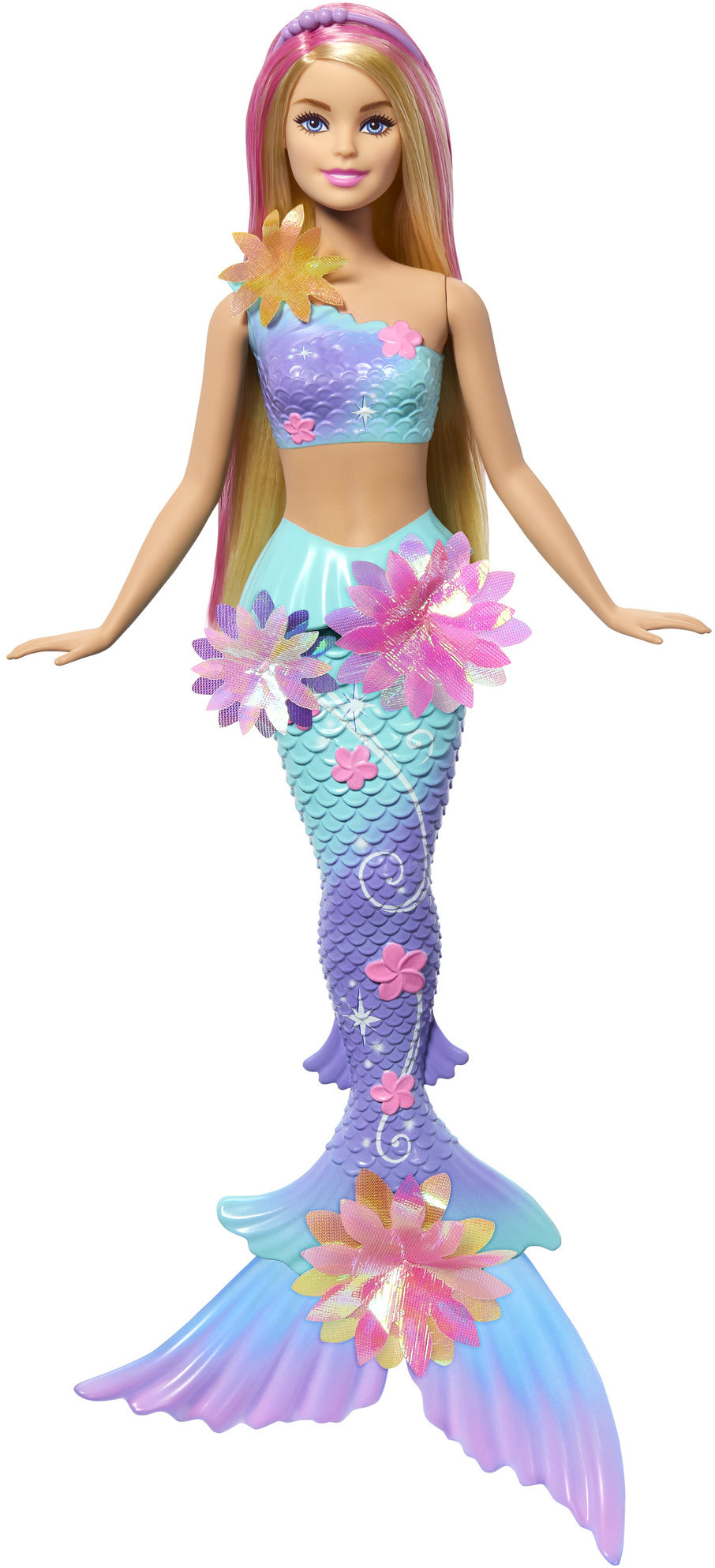 Barbie Kúzelná kvetinová morská panna blondínka