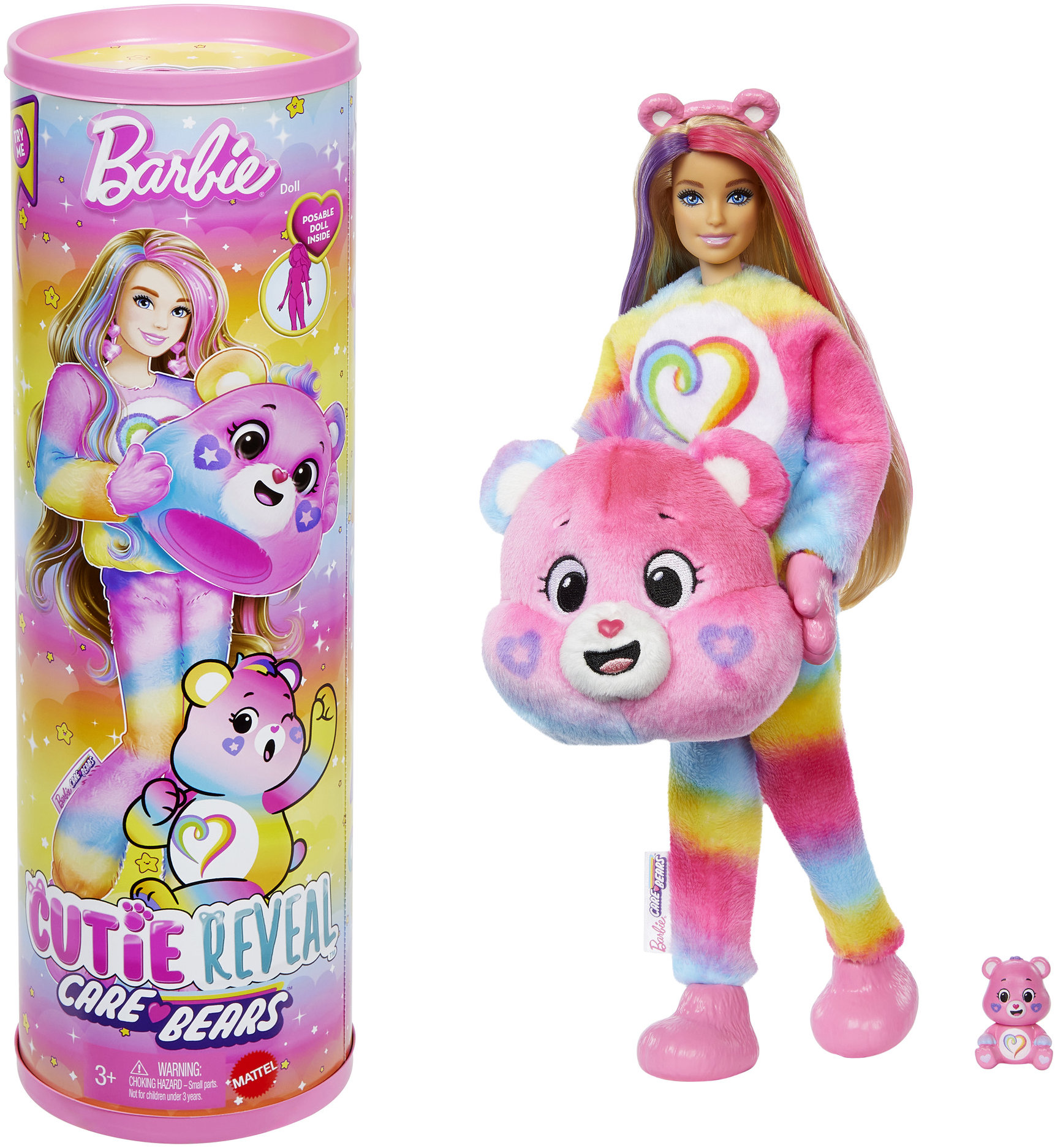 Barbie Cutie Reveal, Starostlivé medvedíky séria 2 ružová
