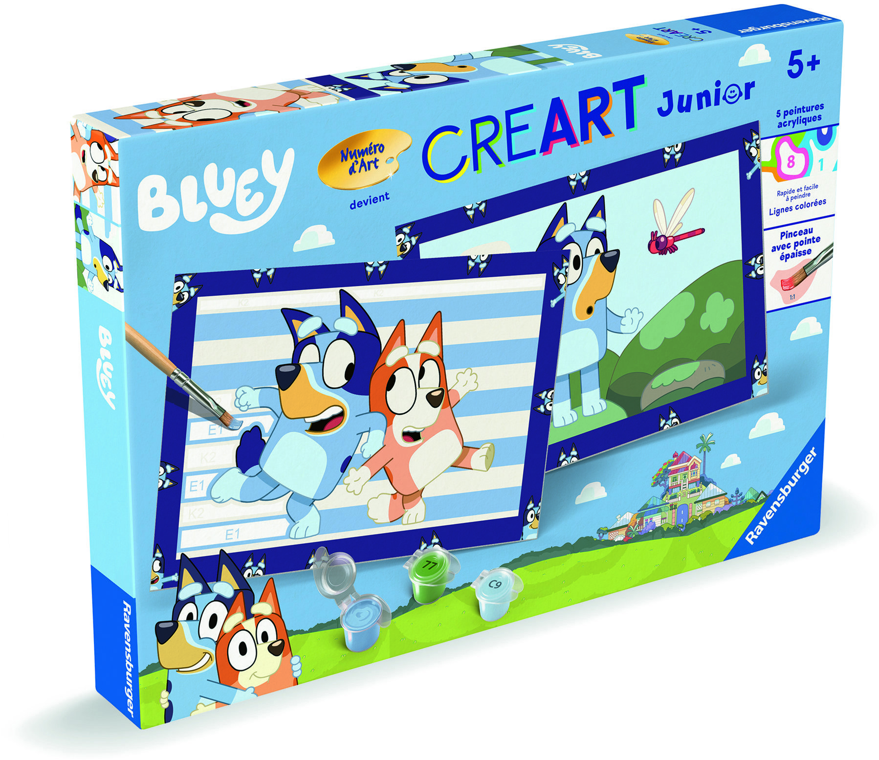Ravensburger 255733 CreArt Bluey: Psie radovánky