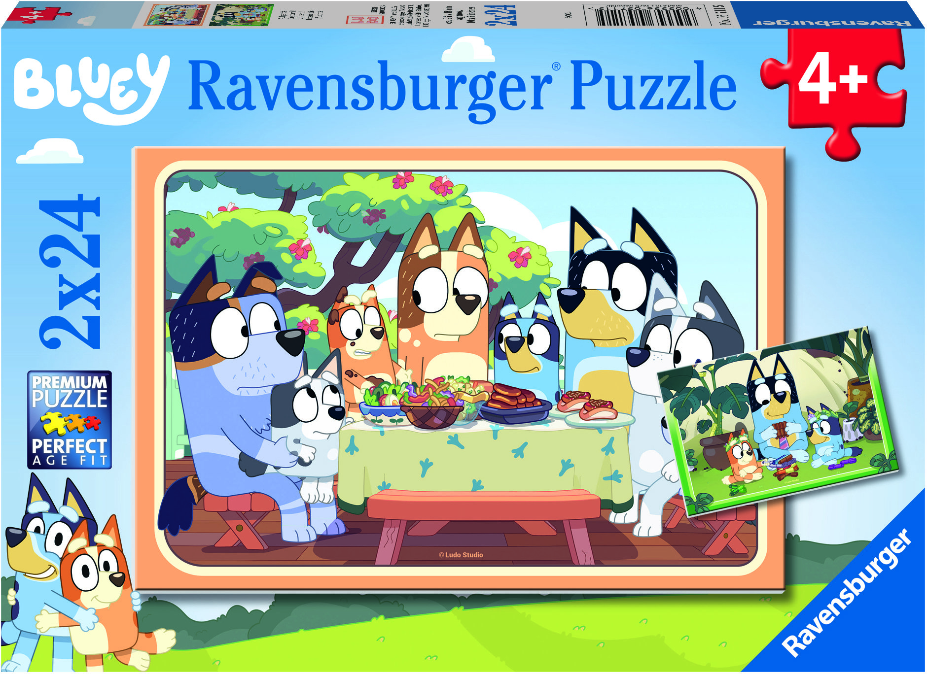 Ravensburger 057115 Bluey 2× 24 dielikov