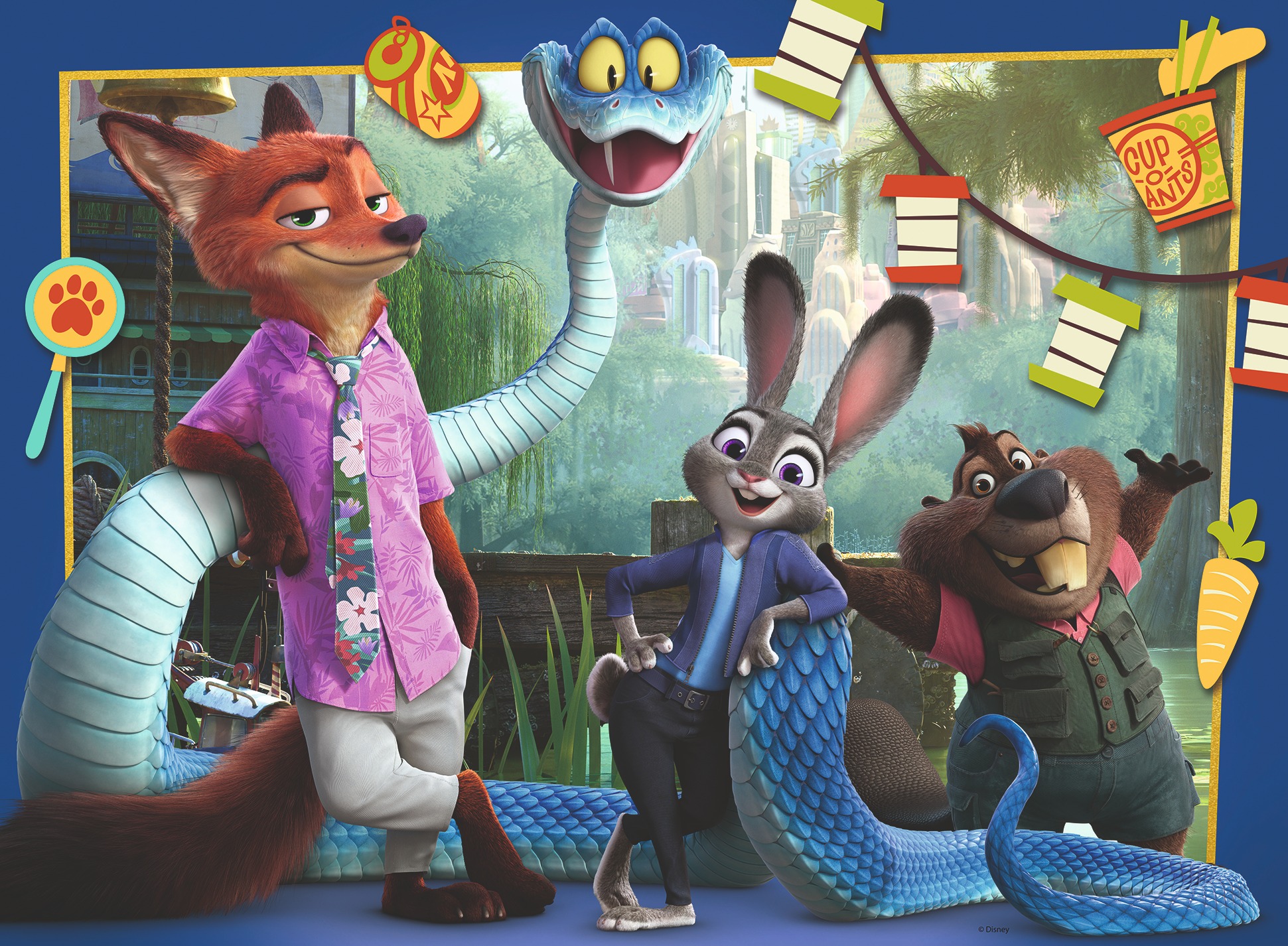 Ravensburger 120041382 Zootropolis: Mesto zvierat