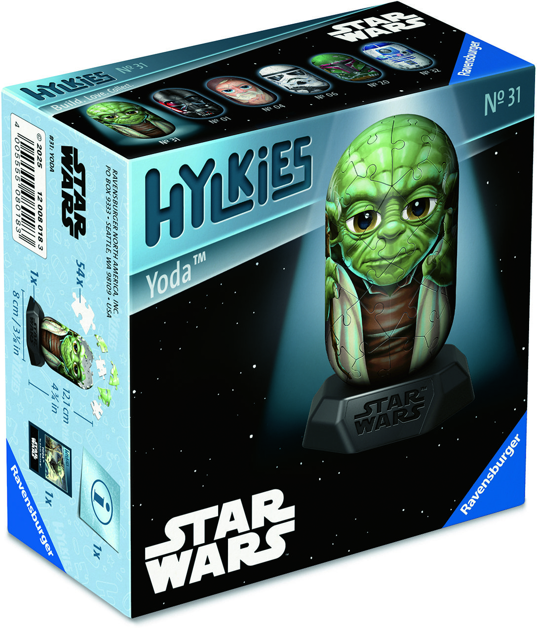 Ravensburger 120080183 Hylkies: Star Wars: Yoda