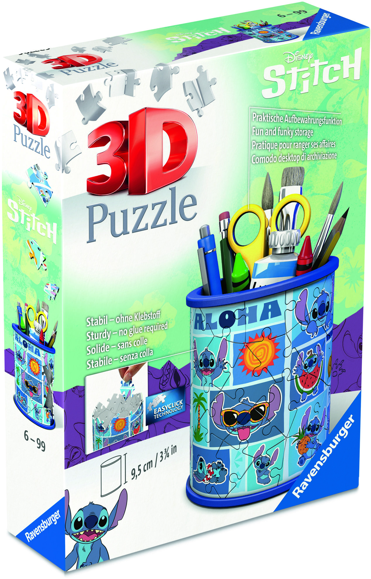 Ravensburger 116423 Stojan na ceruzky Disney: Stitch