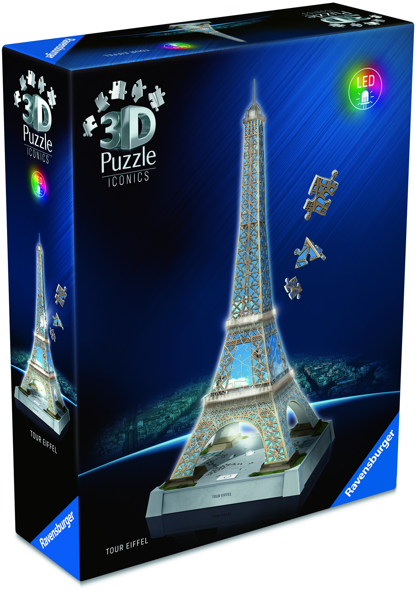 Ravensburger 120080244 Iconics: Eiffelova veža (Nočná edícia)