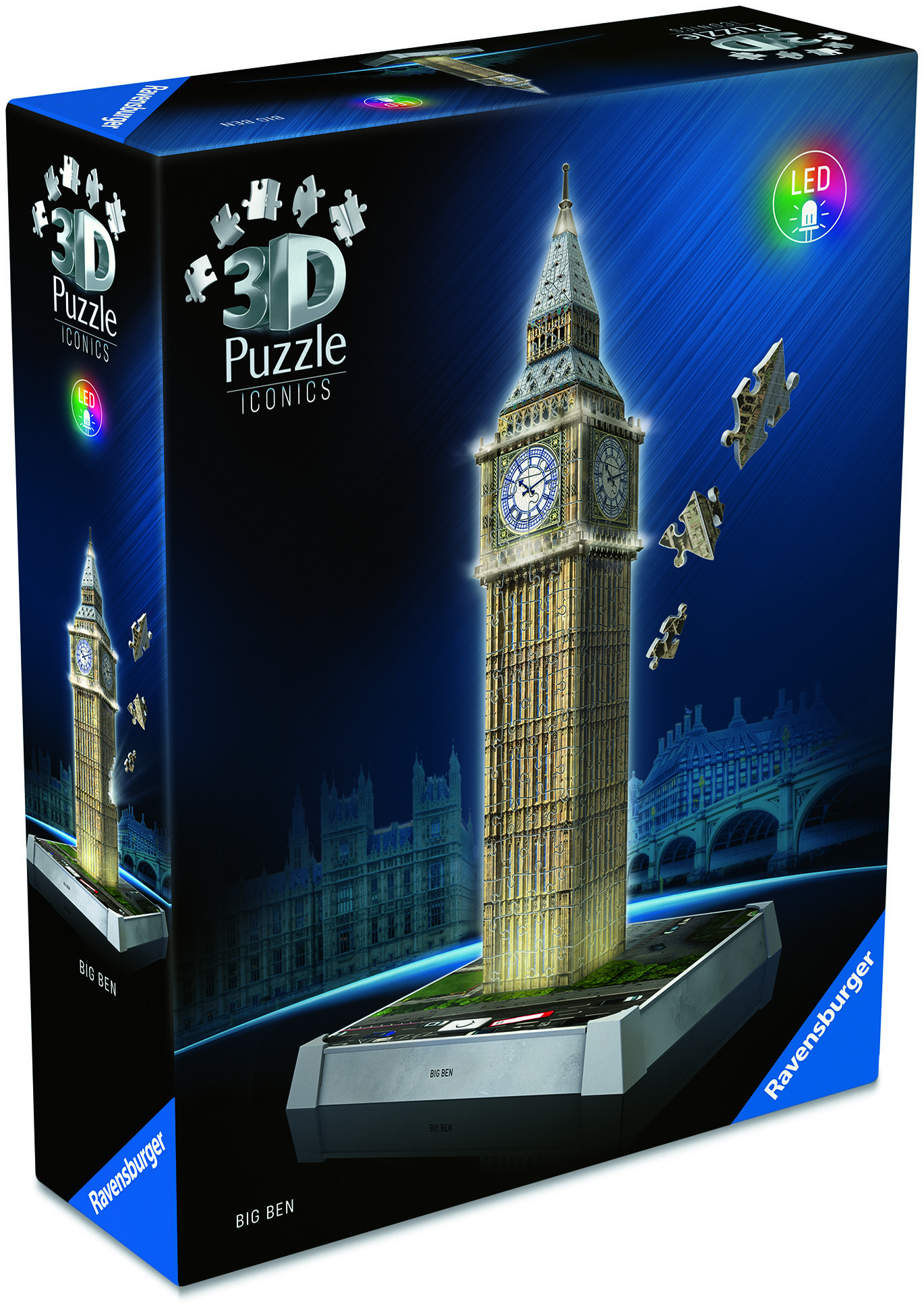 Ravensburger 120080251 Iconics: Big Ben (Nočná edícia)