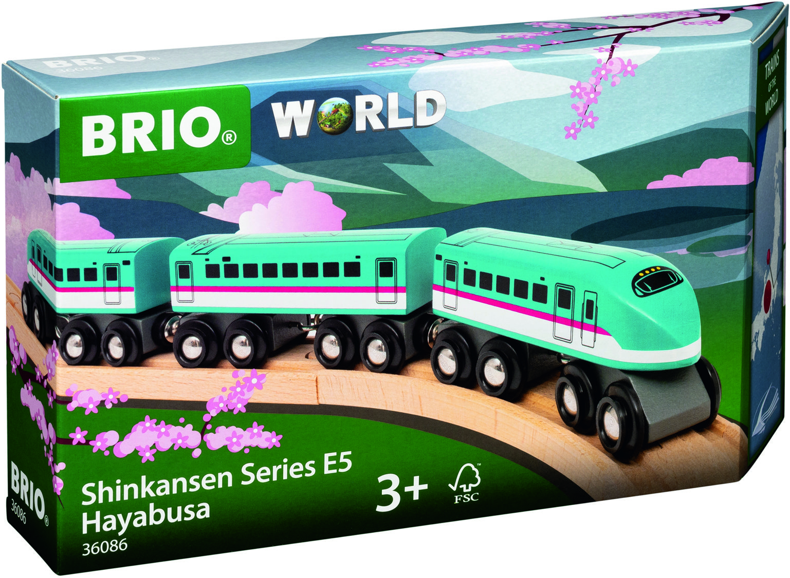 Brio 36086 Edícia Svetové vlaky: Schinkansen Hayabusa E5
