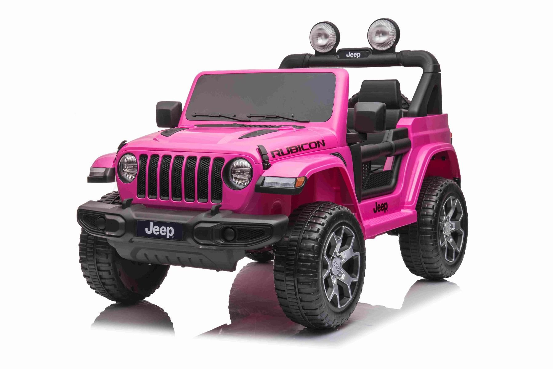 Jeep Wrangler Rubicon ružové