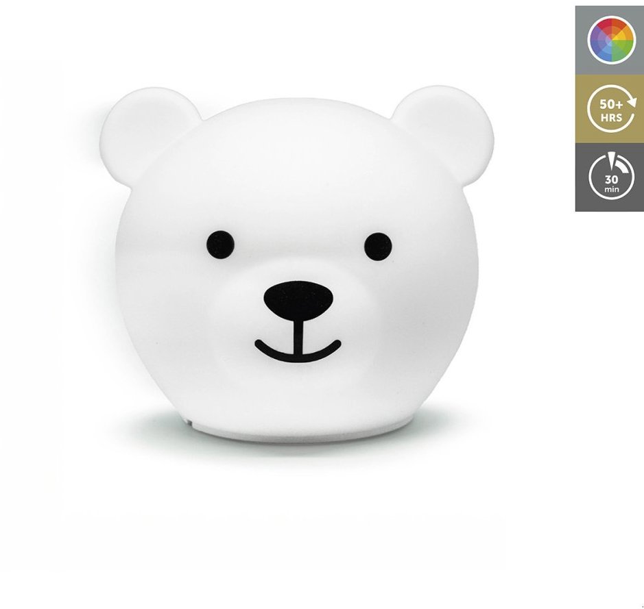 ZAZU Medvedík Bor silikónový viacfarebný