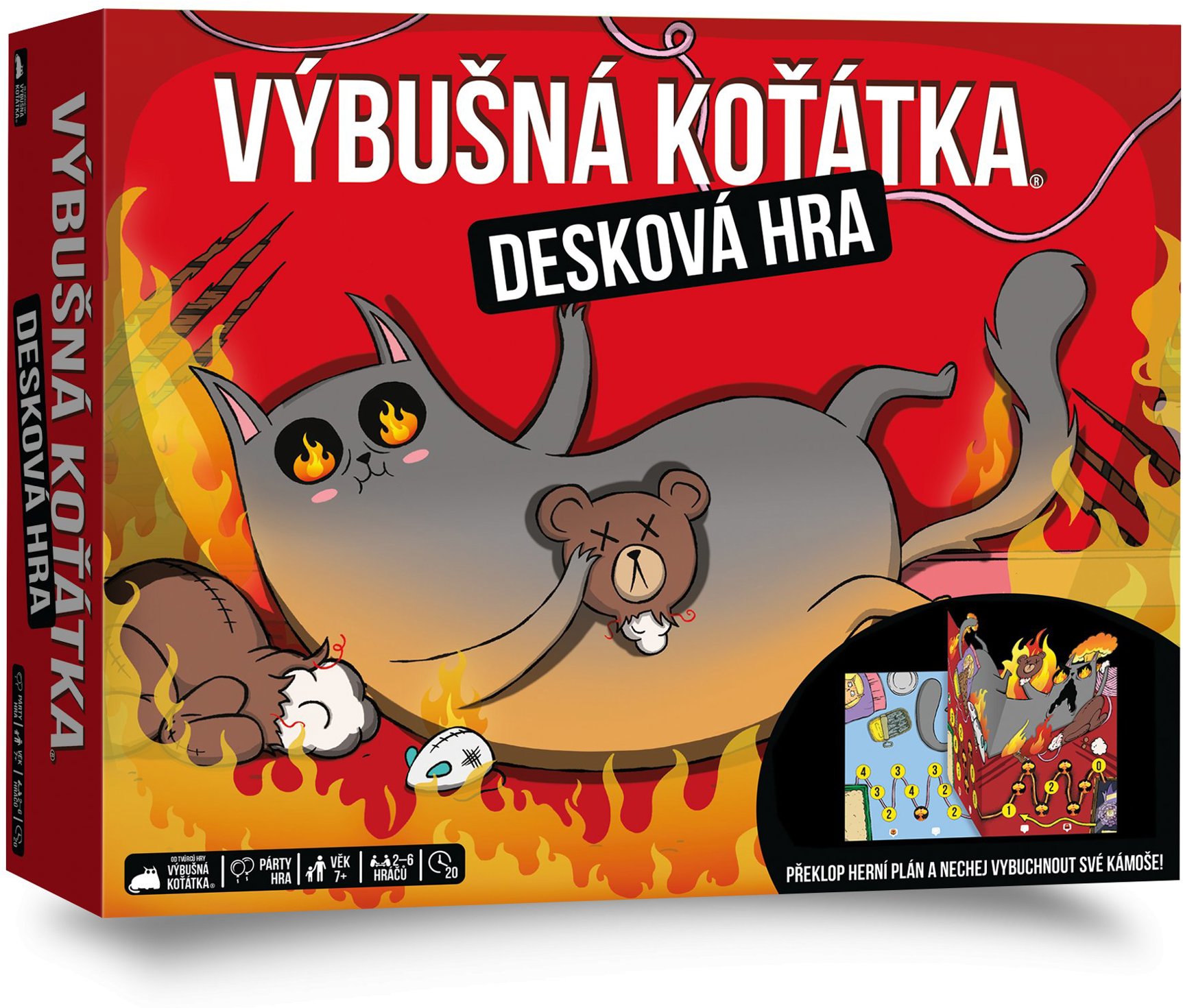 Výbušné mačiatka: Dosková hra