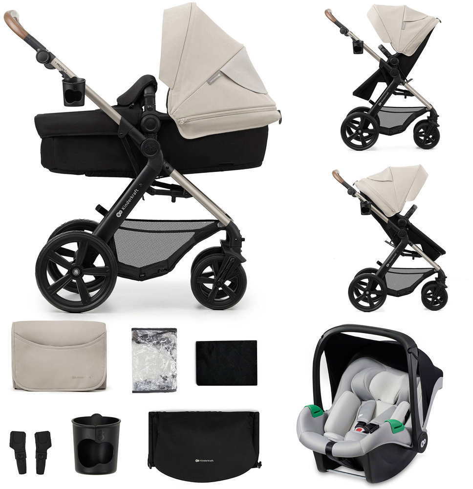 Kinderkraft Moov 2, 3 v 1 Moonlight Grey