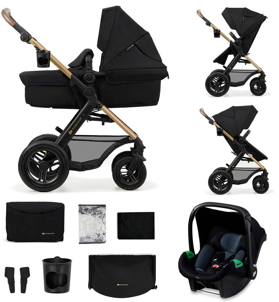 Kinderkraft Moov 2 Air 3 v 1 Pure Black